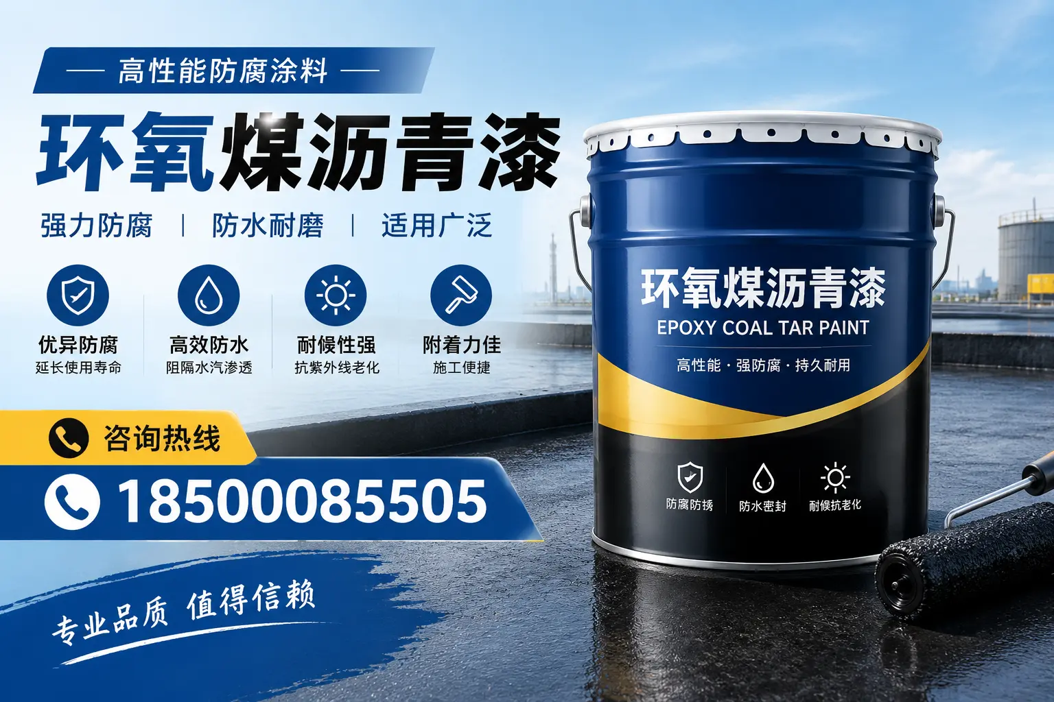 环氧煤沥青漆的主要成分与功能，甘南用户深度了解